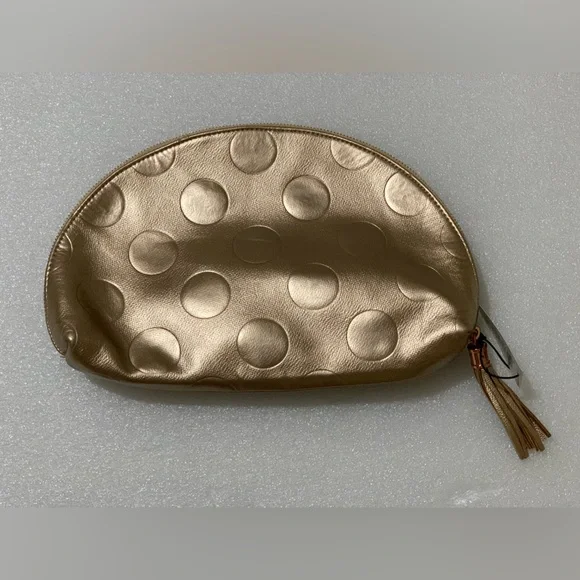 Brand 🆕 with tags Sephora Makeup Bag Color: Gold - Picture 3 of 3